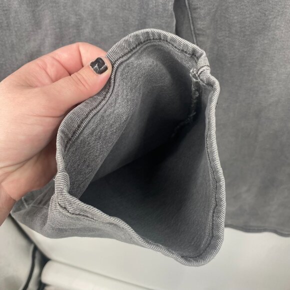 Levi's Ribcage Straight Ankle Jeans Women Size 22W Gray Denim Stretch Slim Capri - Picture 3 of 15